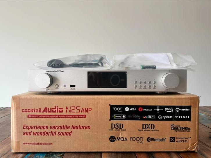 Cocktail Audio N25 Amp Dac/streamer/versterker HDMI, Audio, Tv en Foto, Versterkers en Receivers, Zo goed als nieuw, Stereo, Overige merken