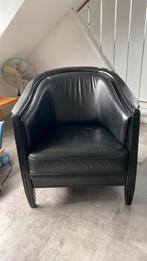 Ledere clubje / fauteuil, Huis en Inrichting, Fauteuils, Gebruikt, Ophalen of Verzenden, 50 tot 75 cm, Leer
