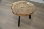 Ronde suar salontafel – 50 cm -BT123, Huis en Inrichting, Ophalen of Verzenden, Nieuw, Rond, Metaal