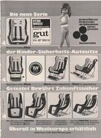 Retro reclame 1978 Storchenmühle baby autostoeltjes jaren 70, Verzenden, Overige typen