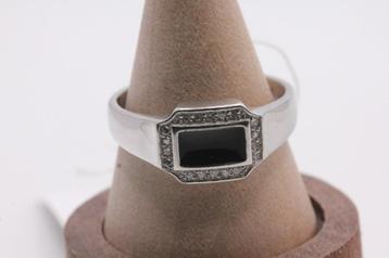 3 x herenring zilver 925 met zirkoon steen beschikbaar voor biedingen