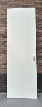 Meterkast deur opdek 231,5 hoog wit svedex inclusief kozijn, Ophalen, Minder dan 80 cm, 215 cm of meer, Binnendeur