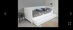 Bedbank met uitschuiflade, Ophalen, 180 cm of meer, 85 tot 100 cm, Lattenbodem