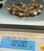 Prachtige 18 karaats gouden massieve magnum ketting 105 gram, Ophalen of Verzenden, Zo goed als nieuw, Goud