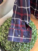 Paul & Shark geruit overhemd maat 44(v), Blauw, Ophalen of Verzenden, Zo goed als nieuw, Paul& Shark