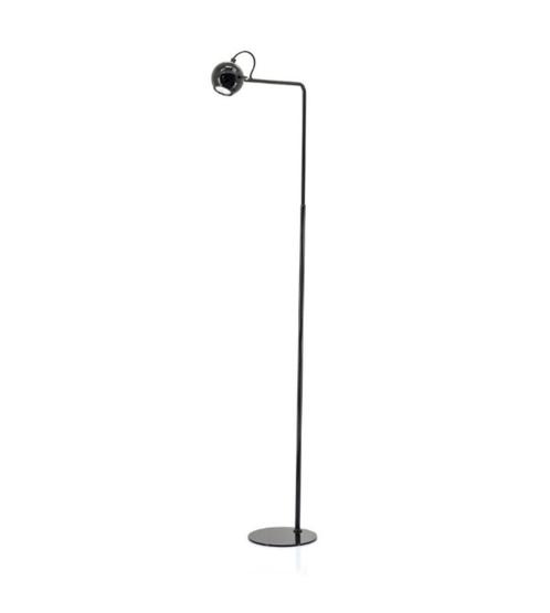 Vloerlamp Camera - 150 cm - Zwart, Huis en Inrichting, Lampen | Vloerlampen, 150 tot 200 cm, Metaal, Ophalen of Verzenden