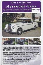 Kw2280 autokaartje mercedes benz 220e coupe, Ophalen of Verzenden, Zo goed als nieuw, Auto's