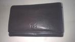 Lederen portefeulle- handmade, Ophalen of Verzenden, Zo goed als nieuw, Zwart