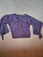 Mooi Paars Indiashirt, Kleding | Dames, Tops, Ophalen of Verzenden, Zo goed als nieuw, Paars, Lange mouw
