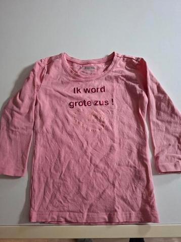 Ik word grote zus T-shirt maat 92 beschikbaar voor biedingen