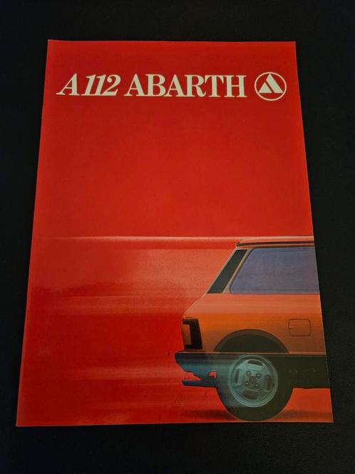 Brochure Autobianchi A112 Abarth, Boeken, Auto's | Folders en Tijdschriften, Zo goed als nieuw, Overige merken, Ophalen of Verzenden