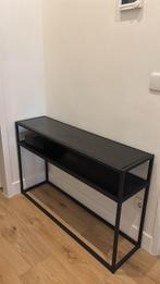 Side table zwart, Huis en Inrichting, Ophalen of Verzenden, Zo goed als nieuw, 25 tot 50 cm, Rechthoekig