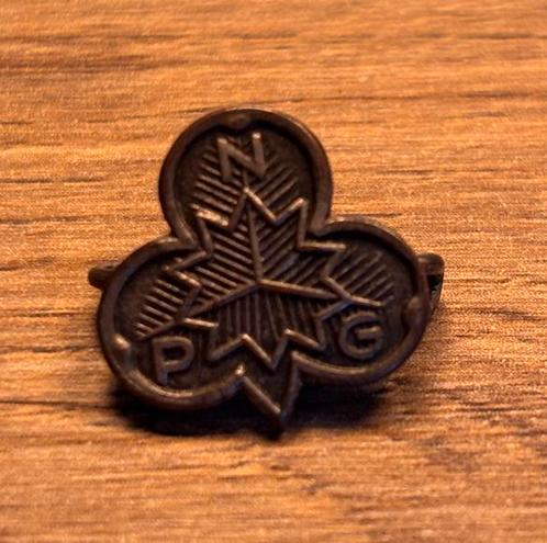 Vintage scouting origineel padvindsters-insigne (NPVG), Verzamelen, Scouting, Gebruikt, Ophalen of Verzenden