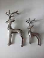 2 metalen decoratieve hertjes, Ophalen of Verzenden