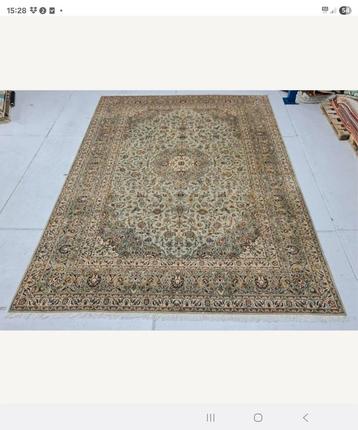 Vintage handgeknoopt perzisch tapijt kashan 445x313 beschikbaar voor biedingen