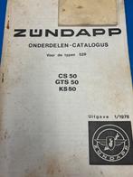 Zundapp Onderdelen Catalogus - CS50, GTS50, KS50, Ophalen of Verzenden, Gebruikt, Overige typen