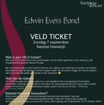 4 tickets voor Edwin Everts Band Kampvuurconcert, Tickets en Kaartjes, Evenementen en Festivals, Drie personen of meer