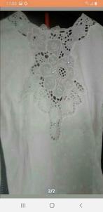 Mooi wit vestje mooie details La Dolce Vita 38, Ophalen of Verzenden, Zo goed als nieuw
