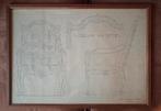 Oude tekening van een Lodewijk XIV stoel - GHJ Slabbekoorn, Antiek en Kunst, Kunst | Schilderijen | Klassiek, Ophalen