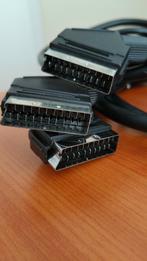3 scart kabels van 1 meter, Ophalen of Verzenden, Zo goed als nieuw, Minder dan 2 meter, Scartkabel