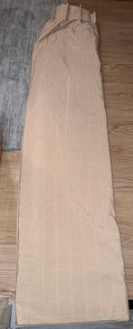 Gordijn beige / lichtbruin 182 x 214cm nieuw, Huis en Inrichting, Stoffering | Gordijnen en Lamellen, Beige, Nieuw, Ophalen of Verzenden