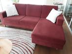 Gratis af te halen deze rode hoekbank, Huis en Inrichting, Banken | Sofa's en Chaises Longues, Ophalen, Zo goed als nieuw, Vierpersoons of meer