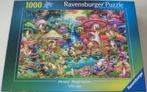 Puzzel *** MERRY MUSHROOM VILLAGE *** 1000 stukjes, Hobby en Vrije tijd, Denksport en Puzzels, Ophalen of Verzenden, 500 t/m 1500 stukjes