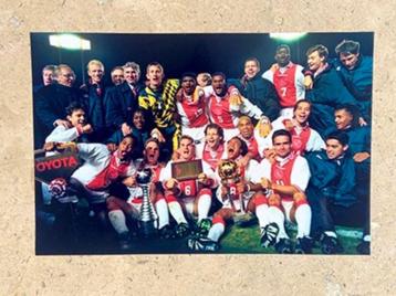 Org. kleurenfoto 20x30 cm Ajax + wereldcup 28-11-1995 Tokyo beschikbaar voor biedingen