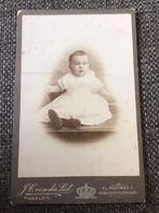Kabinetfoto, Kind, J.C. van der List, Haarlem, Antieke foto, Gebruikt, Foto, Ophalen of Verzenden, Voor 1940