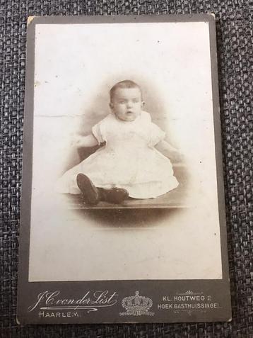 Kabinetfoto, Kind, J.C. van der List, Haarlem, Antieke foto beschikbaar voor biedingen