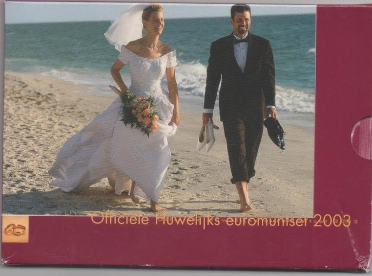 Huwelijk jaarsetje 2003, Postzegels en Munten, Munten | Europa | Euromunten, Setje, Overige waardes, Overige landen, Ophalen of Verzenden
