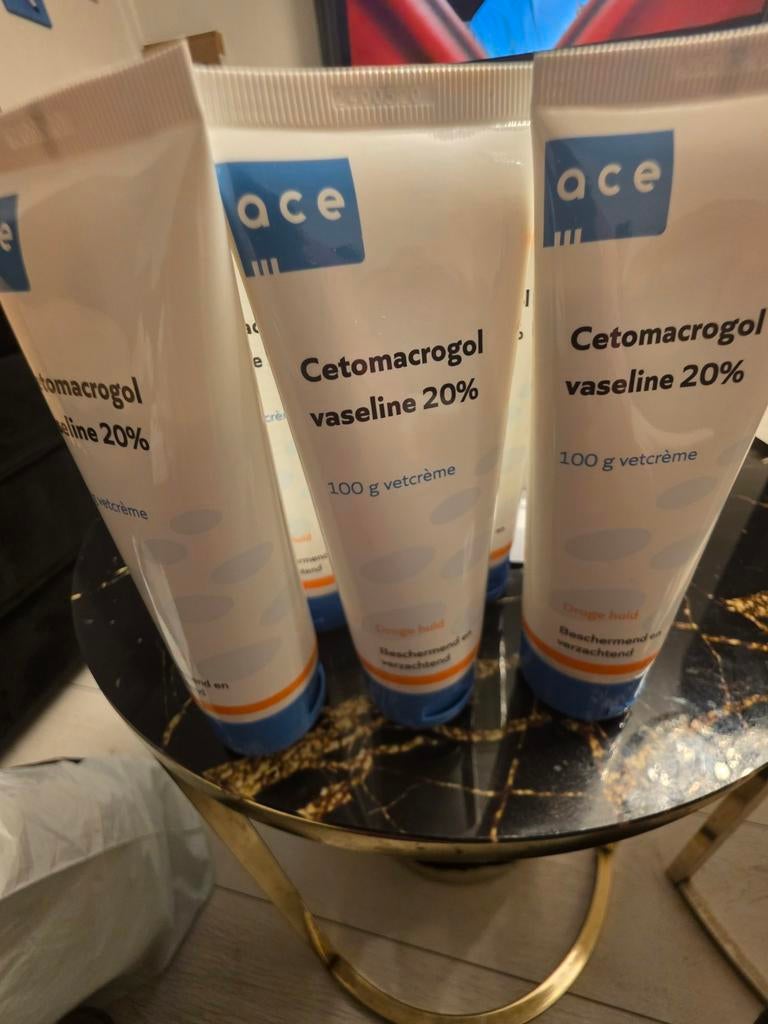 Cetomacrogol vaseline 20% 100g vetcrème, Ophalen of Verzenden