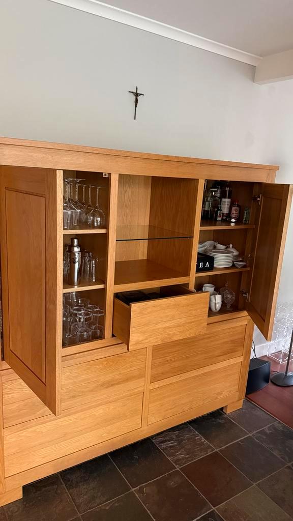 Zeer goede moderne eiken kast, Antiek en Kunst, Antiek | Meubels | Kasten, Ophalen