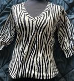 Zgan mooie zomerse trui met zebraprint. Maat M., Kleding | Dames, Truien en Vesten, Maat 38/40 (M), Overige kleuren, Ophalen of Verzenden