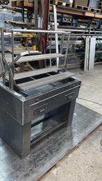 Unieke houtskool grill / barbecue sate, Tuin en Terras, Houtskoolbarbecues, Ophalen, Gebruikt, Hoeks
