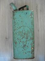 Oliekan blik Caltex olie mintgroen 32 cm hoog Petroleum, Verzamelen, Blikken, Ophalen of Verzenden, Gebruikt, Overige, Overige merken