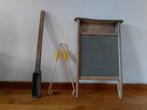 oud wasbord, knijper, lepel, bak, Antiek en Kunst, Ophalen of Verzenden