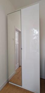 Ikea Pax kast 100x236 spiegel/witte deur en lades/planken, Ophalen, 200 cm of meer, 50 tot 100 cm, Zo goed als nieuw