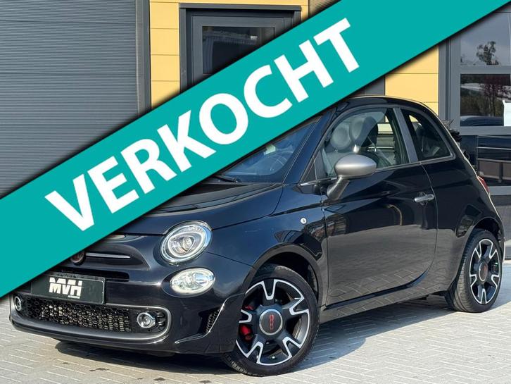 Fiat 500 C 0.9 TwinAir Turbo 500S -Sport Cabrio - Climate -, Auto's, Fiat, Bedrijf, Lease, 500C, ABS, Airbags, Airconditioning