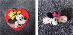 Mickey mouse en minnie mouse 1986 vintage, Verzamelen, Mickey Mouse, Gebruikt, Ophalen of Verzenden, Beeldje of Figuurtje