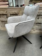 Magazijn leegverkoop nieuwe draai- eetstoelen beige stof, Overige kleuren, Nieuw, Ophalen of Verzenden, Metaal