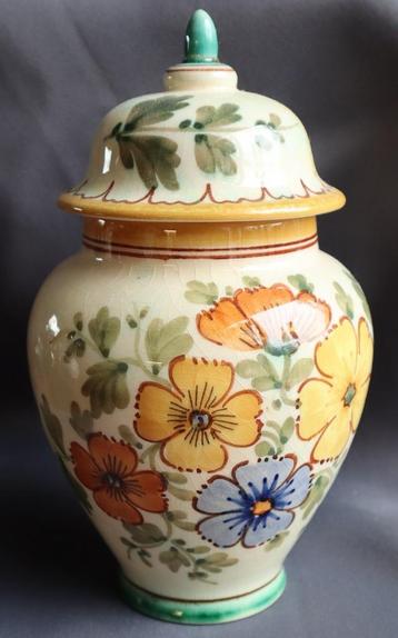 Dekselvaas Flora Gouda. beschikbaar voor biedingen