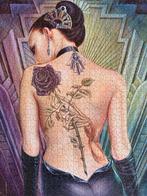 Clementoni - Gothic Collection - Rose de folies - 1000, Ophalen of Verzenden, 500 t/m 1500 stukjes, Gebruikt, Legpuzzel