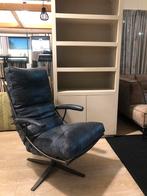 Leder Draaistoel: Fauteuil leer Tiberius SHOWMODEL ACTIE, Ophalen, Nieuw, 50 tot 75 cm, Leer