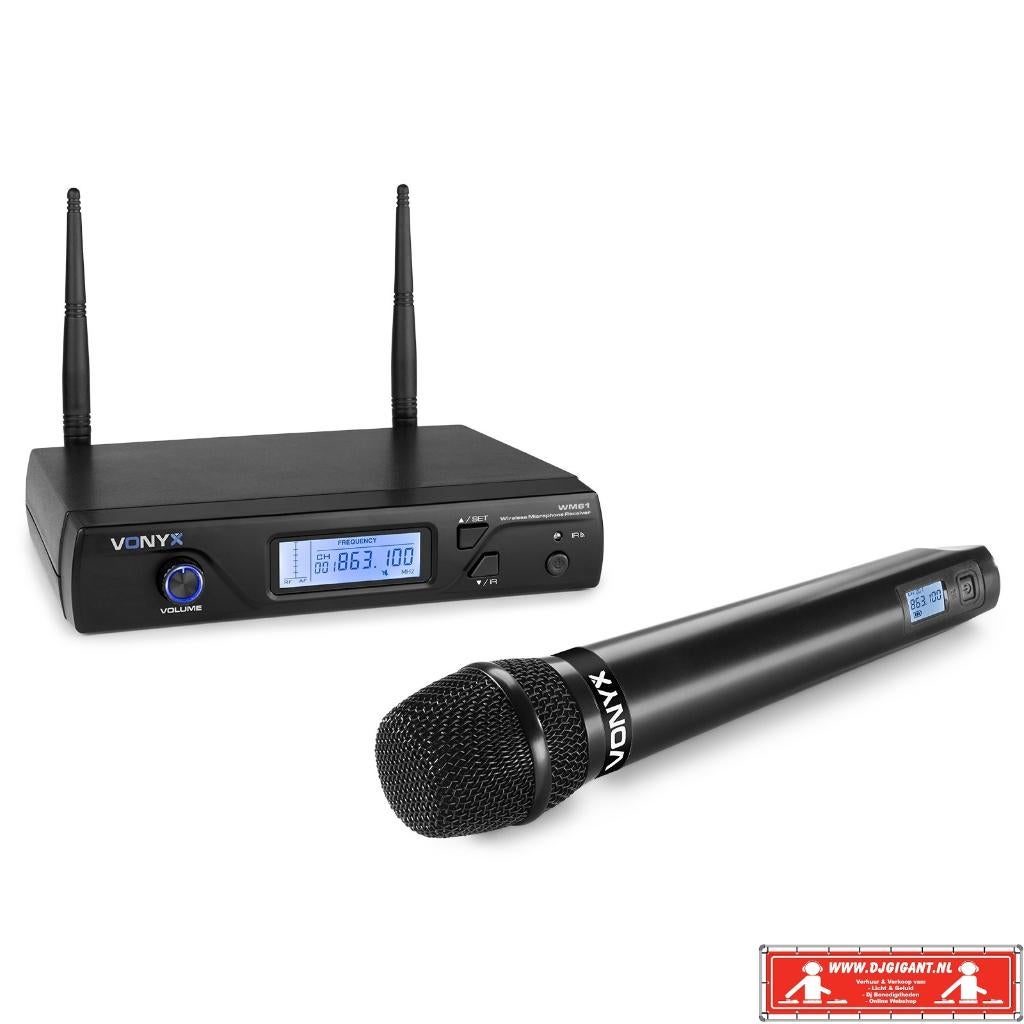Vonyx draadloze microfoon, Ophalen of Verzenden, Nieuw, Zangmicrofoon, Draadloos