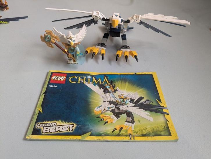 Lego Chima 70124 Eagle Legend Beast, Kinderen en Baby's, Speelgoed | Duplo en Lego, Zo goed als nieuw, Lego, Complete set, Ophalen of Verzenden