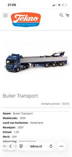 Gezocht! Tekno buiter transport staphorst, Hobby en Vrije tijd, Modelauto's | 1:50, Ophalen, Zo goed als nieuw, Bus of Vrachtwagen
