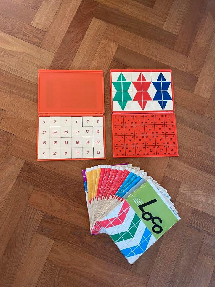 LOCO 2 grote dozen + 18 boekjes !! vintage uitgaves, Kinderen en Baby's, Speelgoed | Educatief en Creatief, Gebruikt, Rekenen