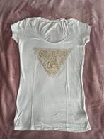 Wit Guess T-shirt - Maat S, Kleding | Dames, T-shirts, Guess, Wit, Ophalen of Verzenden, Zo goed als nieuw