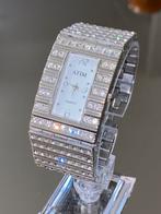 Dames Goud en zilver met Bling Bling, Overige merken, Gebruikt, Polshorloge, Ophalen of Verzenden